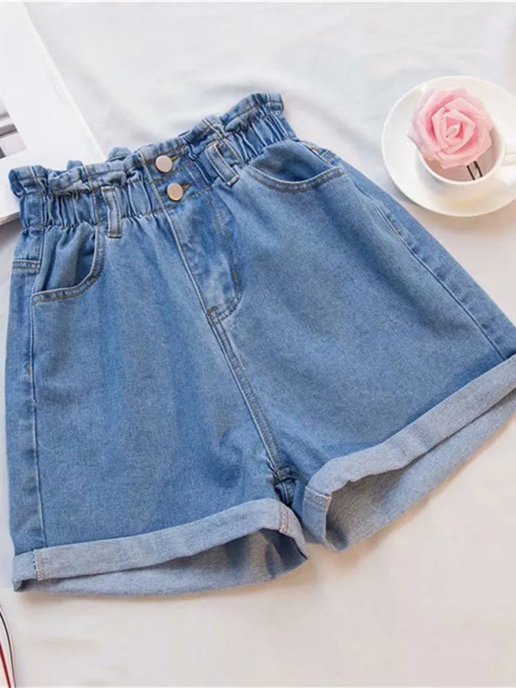Diana | Denim High Waisted Shorts
