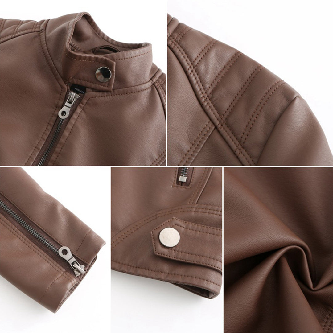 Siri | Elegant Leather Jacket