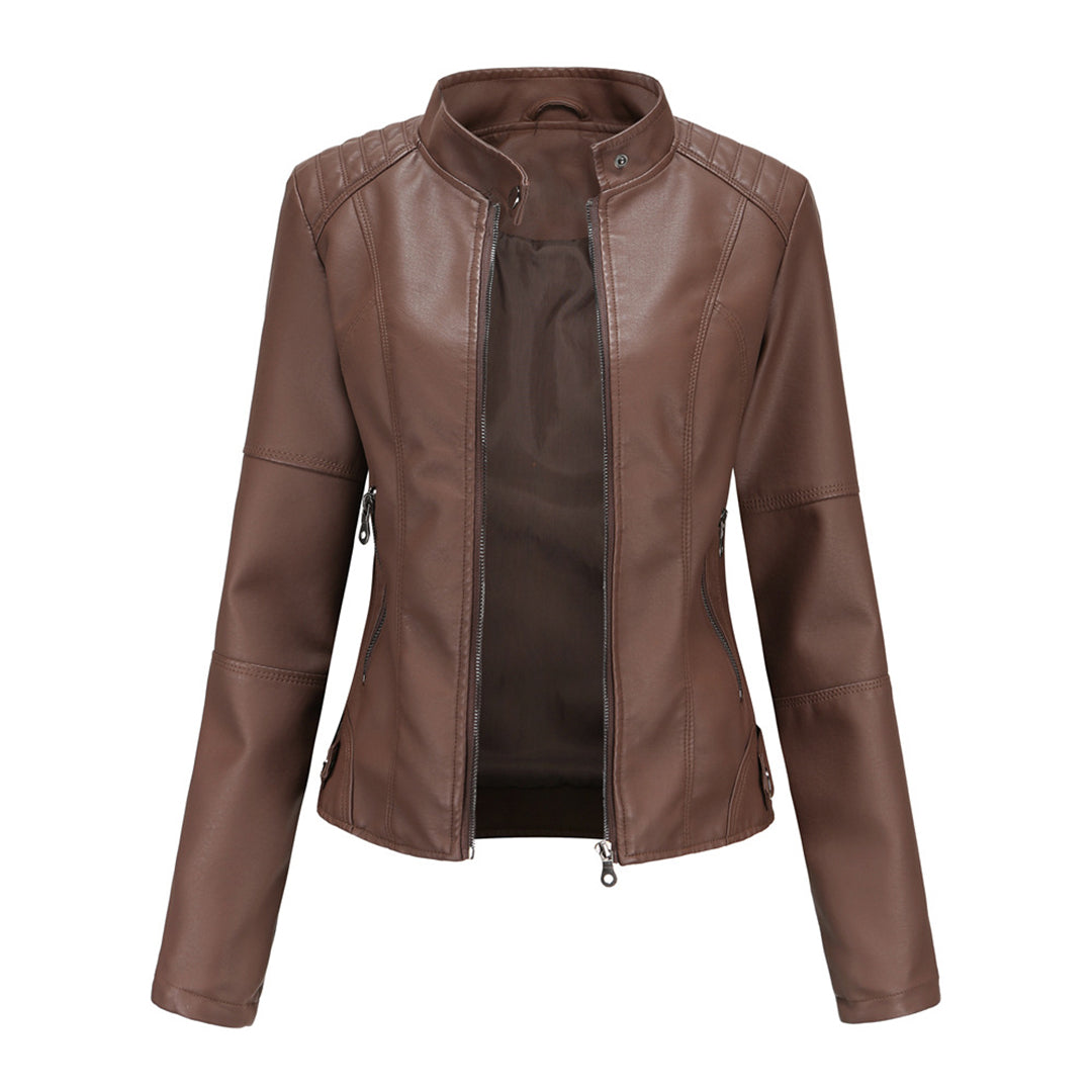 Siri | Elegant Leather Jacket