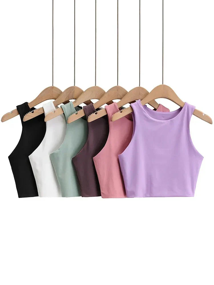 May | Slim Fit Sleeveless Tank Top