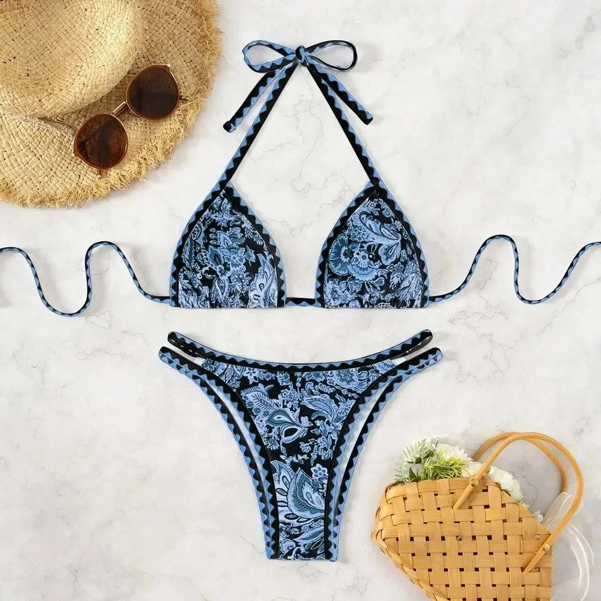 Christel | Trendy Printed Bikini