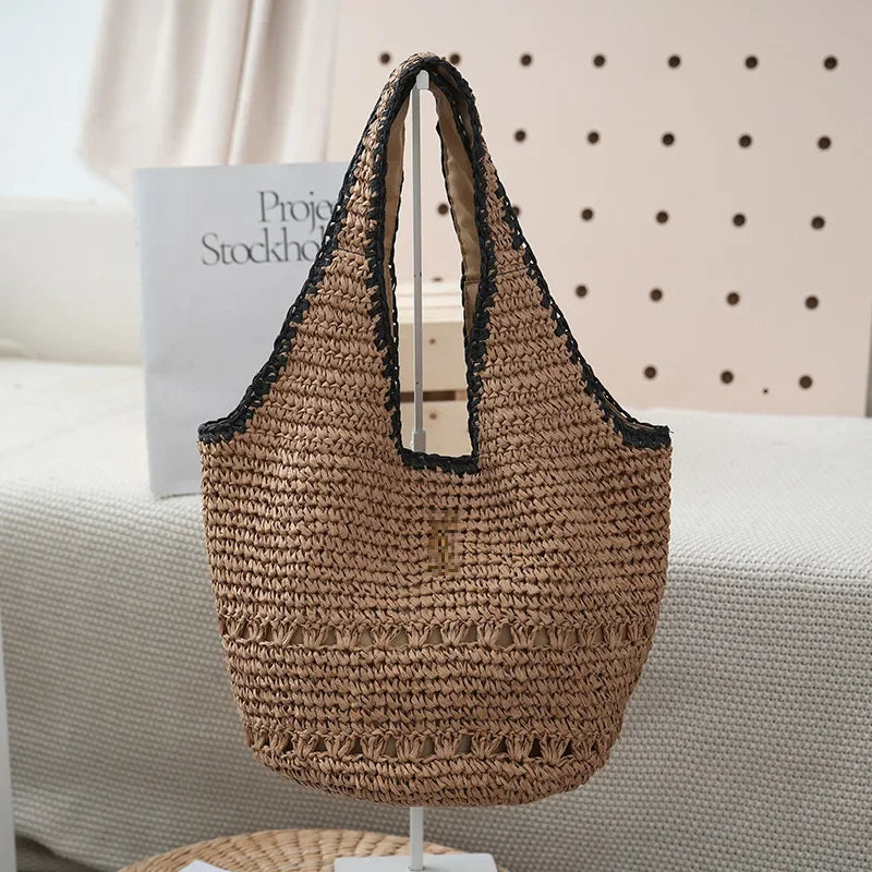 Aurel | Minimal Straw Handbag