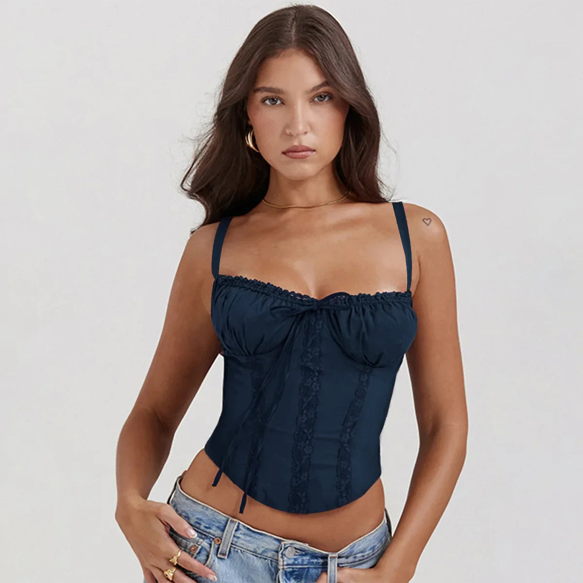 Ariana | Glimmer Strap Top