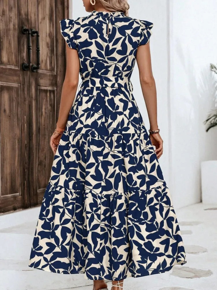 Atima | Elegant Floral Midi Dress