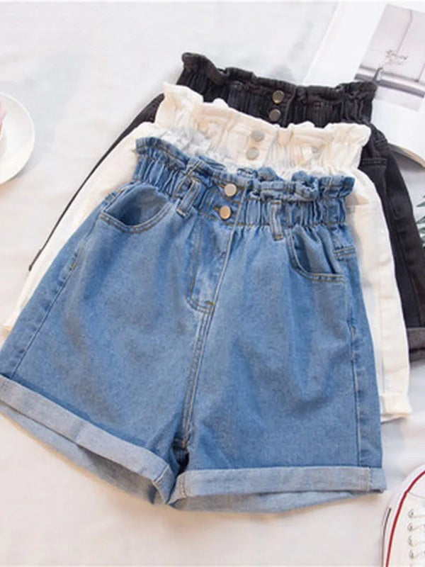 Diana | Denim High Waisted Shorts
