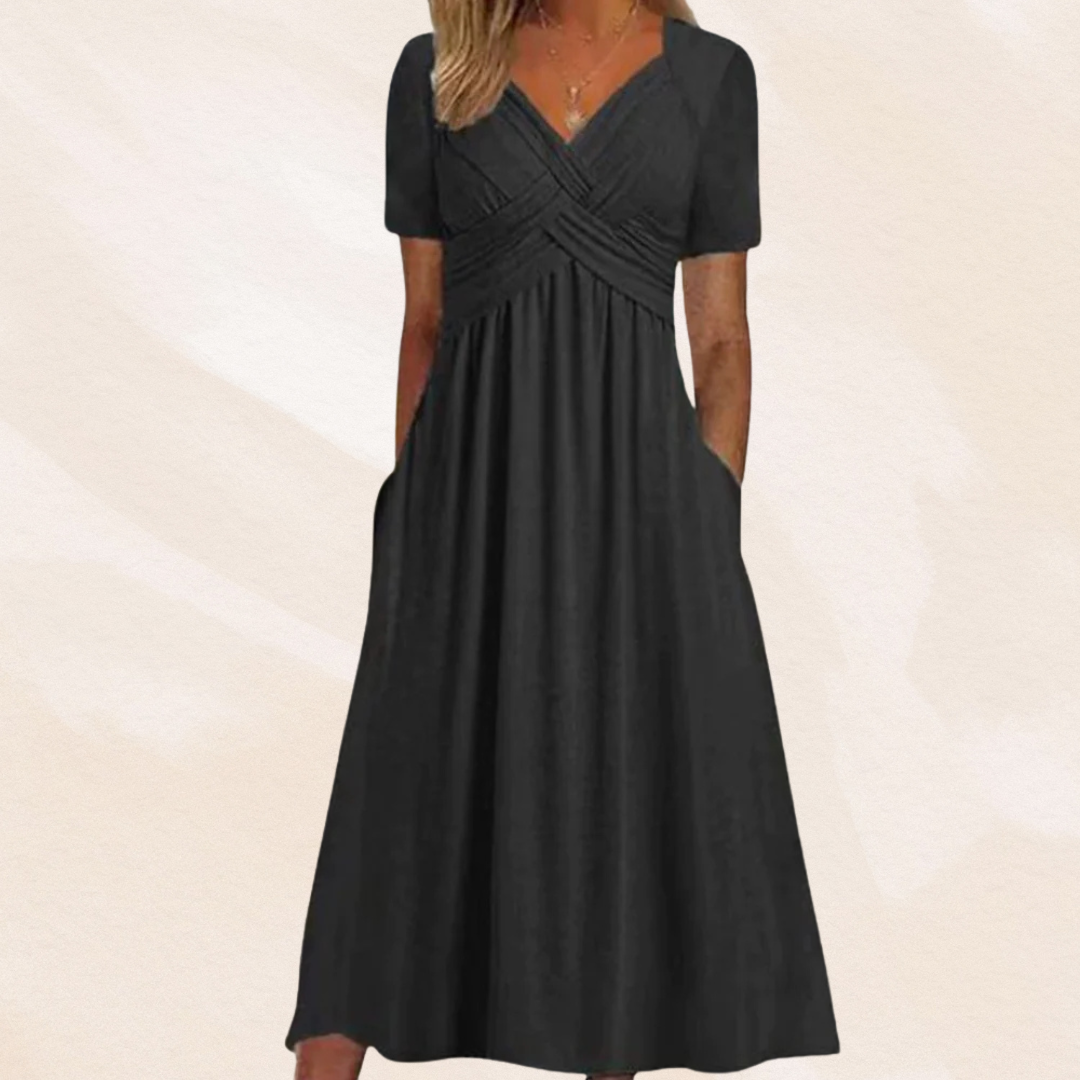 Ida | Stylish V-Neck Dress