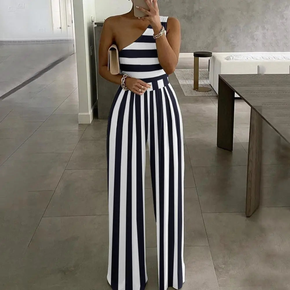 Charlotte | Striped Jumpsuit