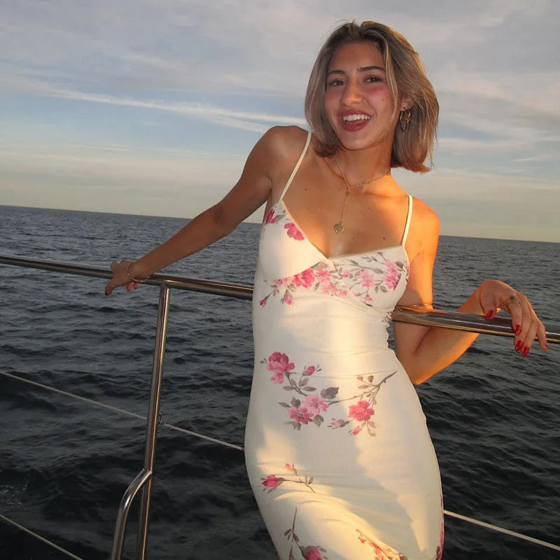 Amora | Floral Flow Slip Dress