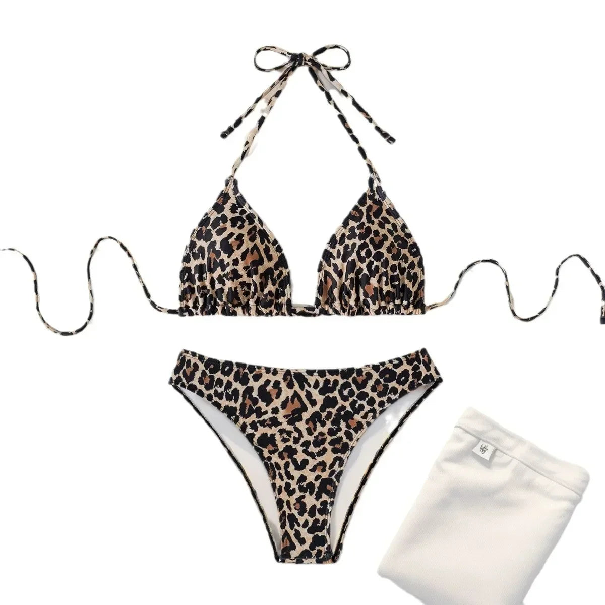 Bestie | Bikini Set with Leopard Print
