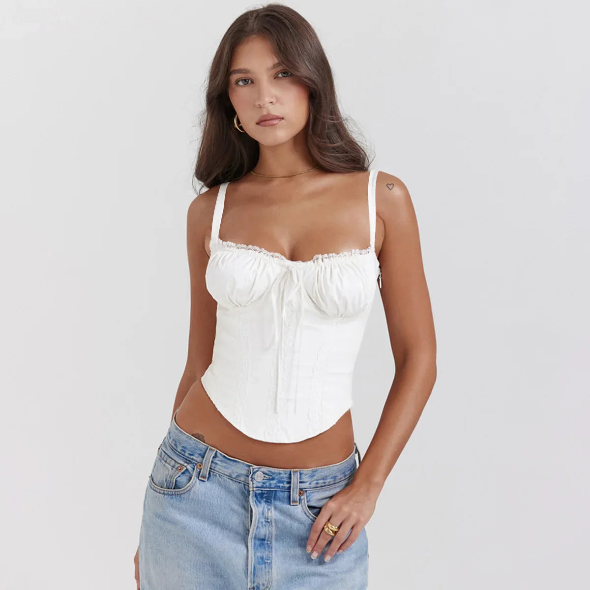 Ariana | Glimmer Strap Top
