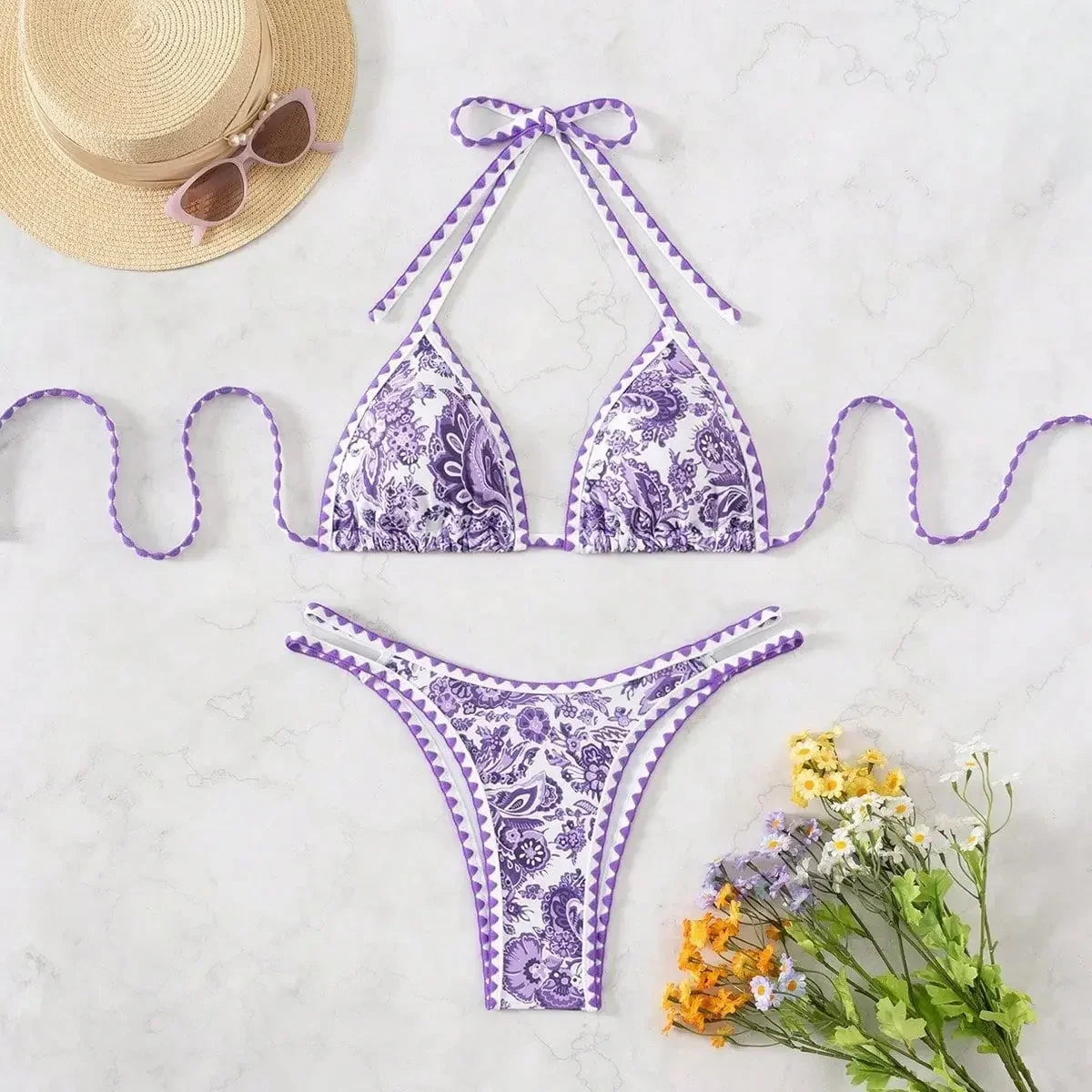 Christel | Trendy Printed Bikini