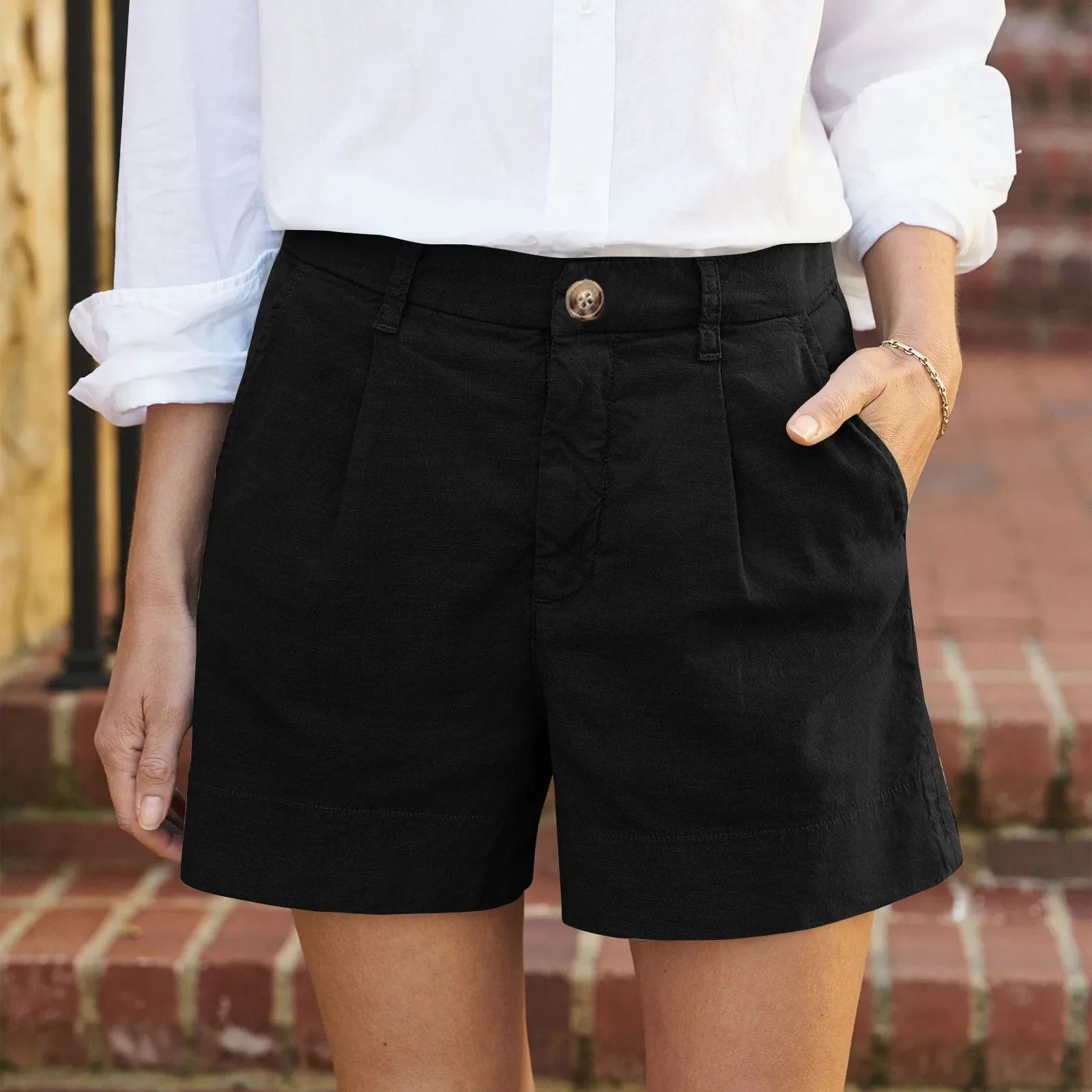 Andie | Comfy Fit Side-Pocket Shorts