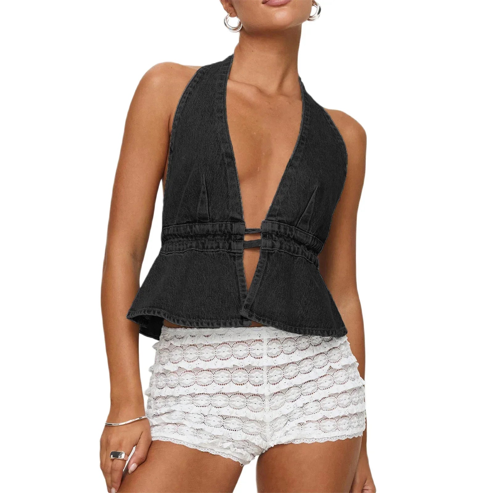 Althea | Tie Back Halter Top