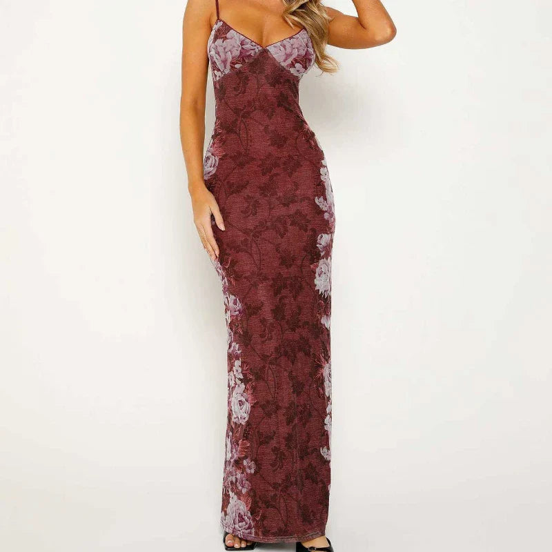 Amora | Floral Flow Slip Dress