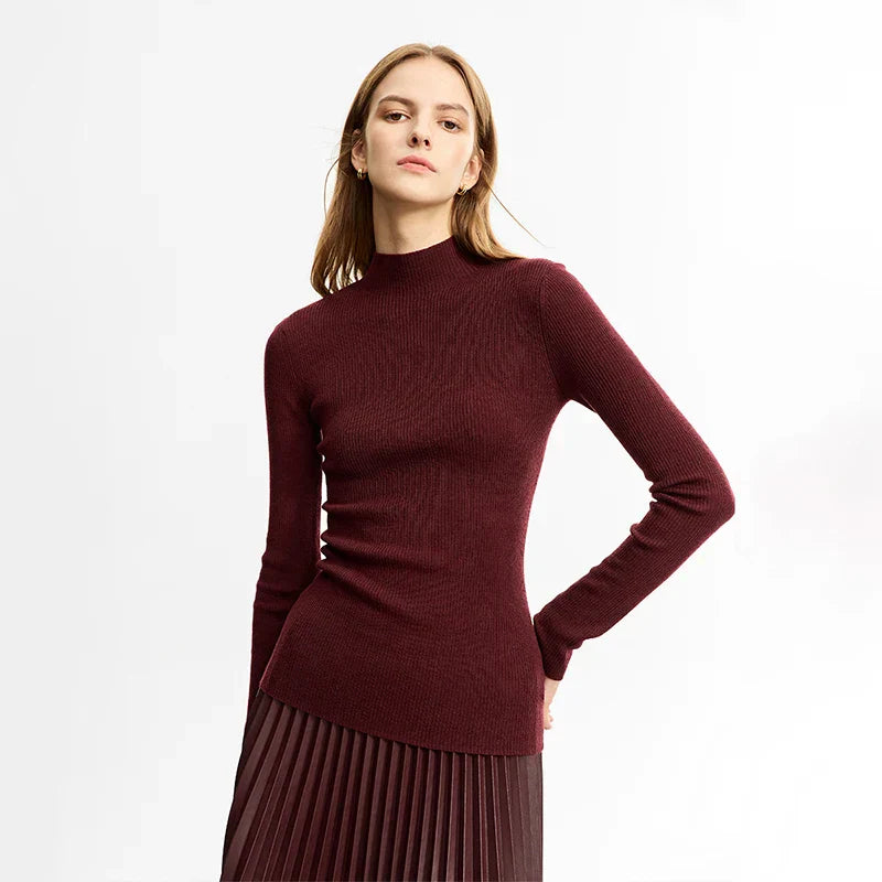 Claire | Minimalist Slim-Fit Turtleneck