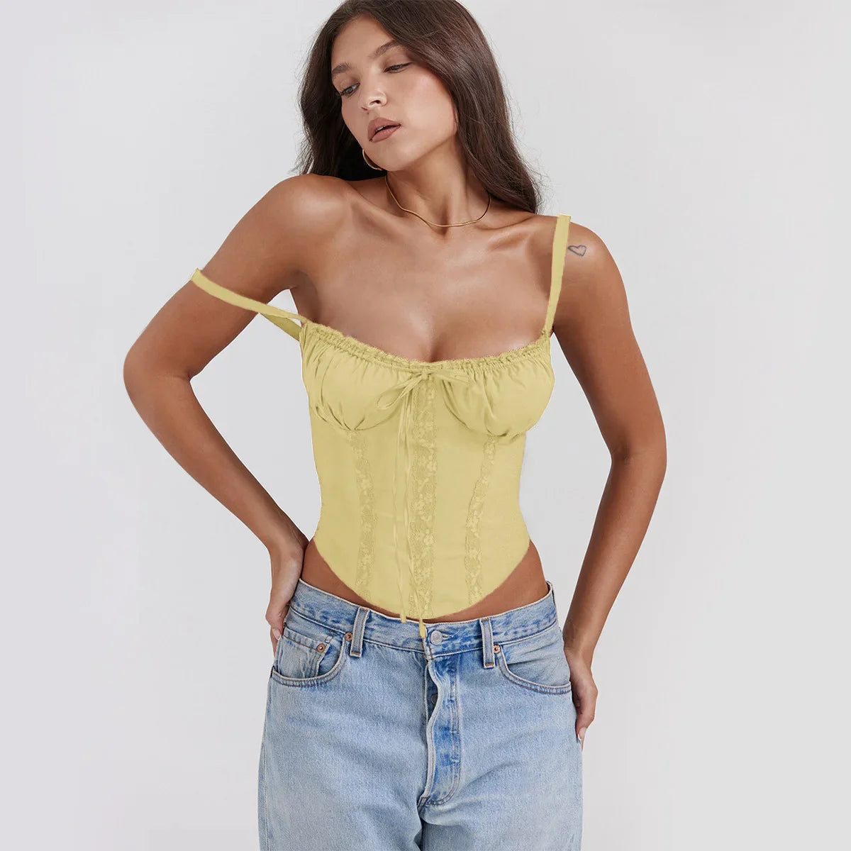 Ariana | Glimmer Strap Top
