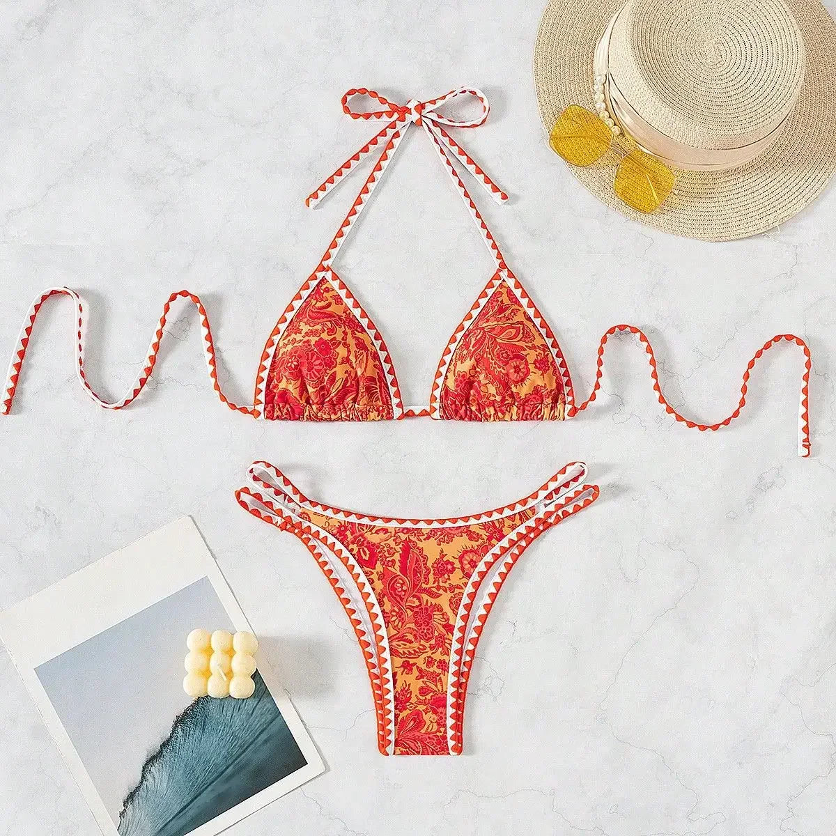 Christel | Trendy Printed Bikini